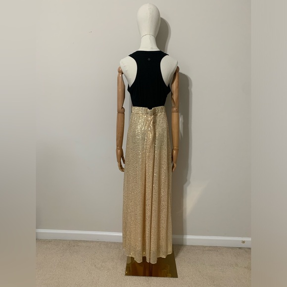 Long Gold Sequin Skirt - Picture 5 of 17